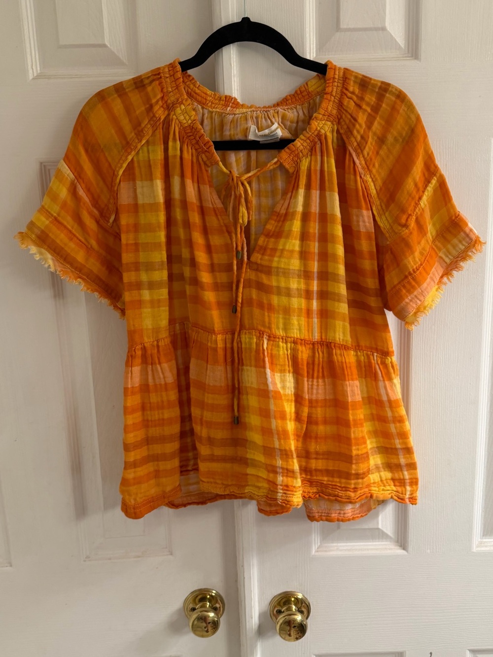 Pilcro Bette Babydoll Top